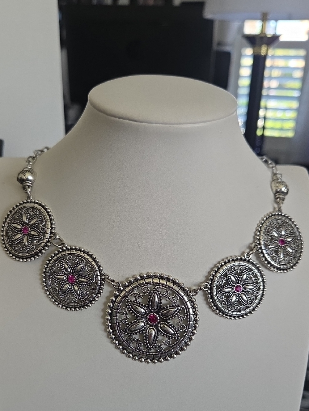 Paparazzi Written In The Star Lilies Pink Necklace NWT
